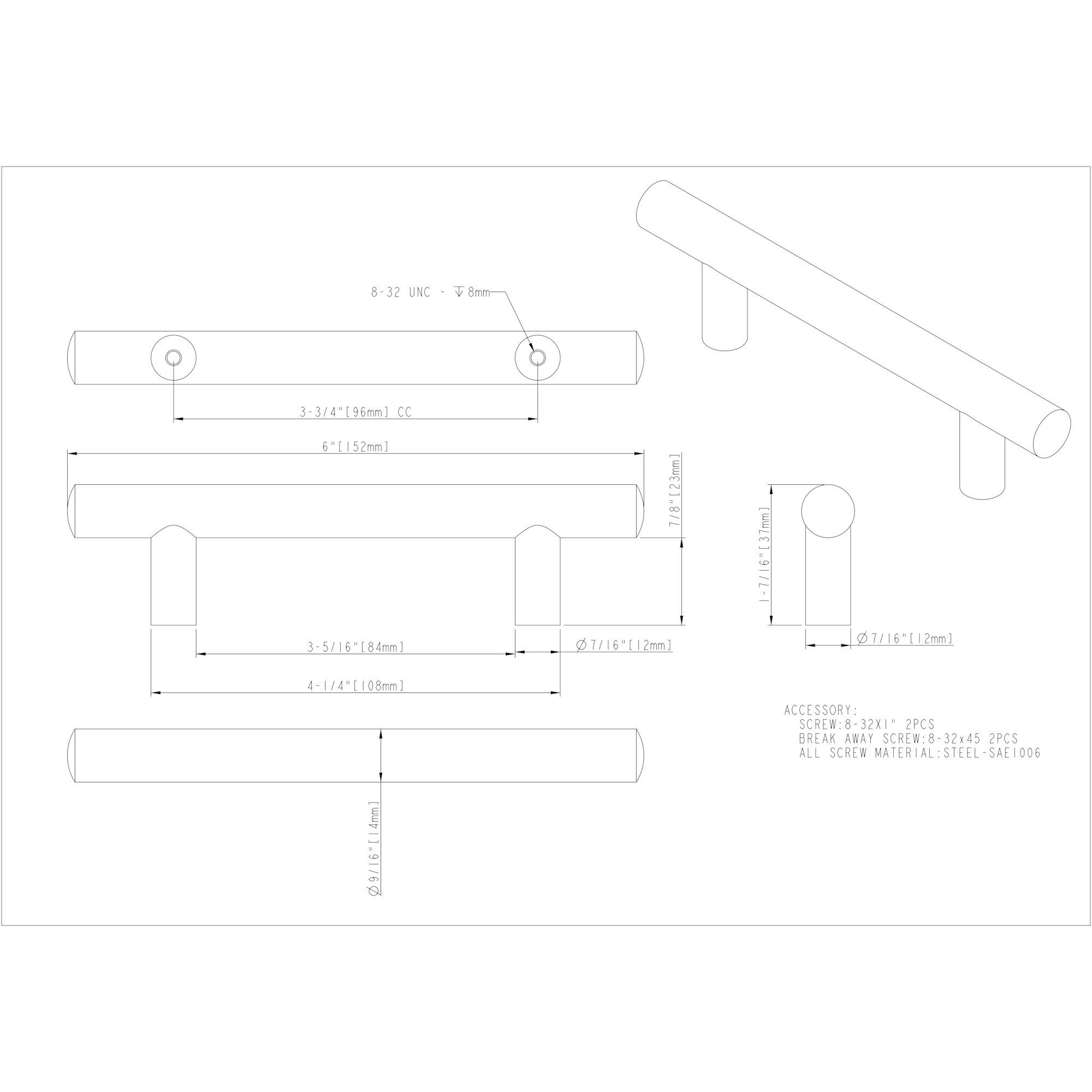 Key West Cabinet Pull (152) - Image 2