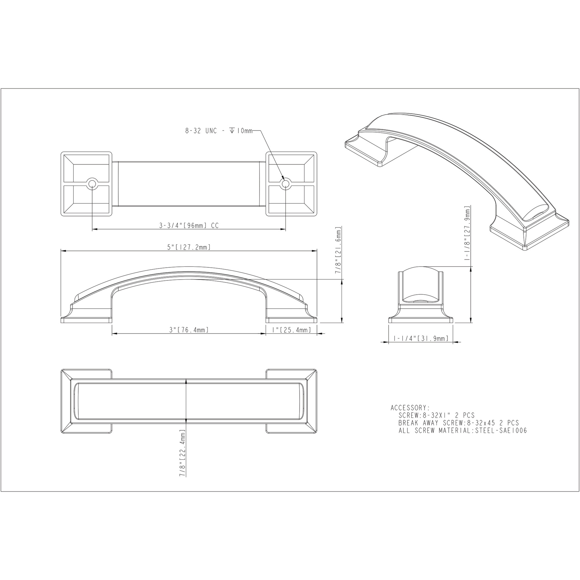 Annadale Cabinet Pull (435) - Image 2