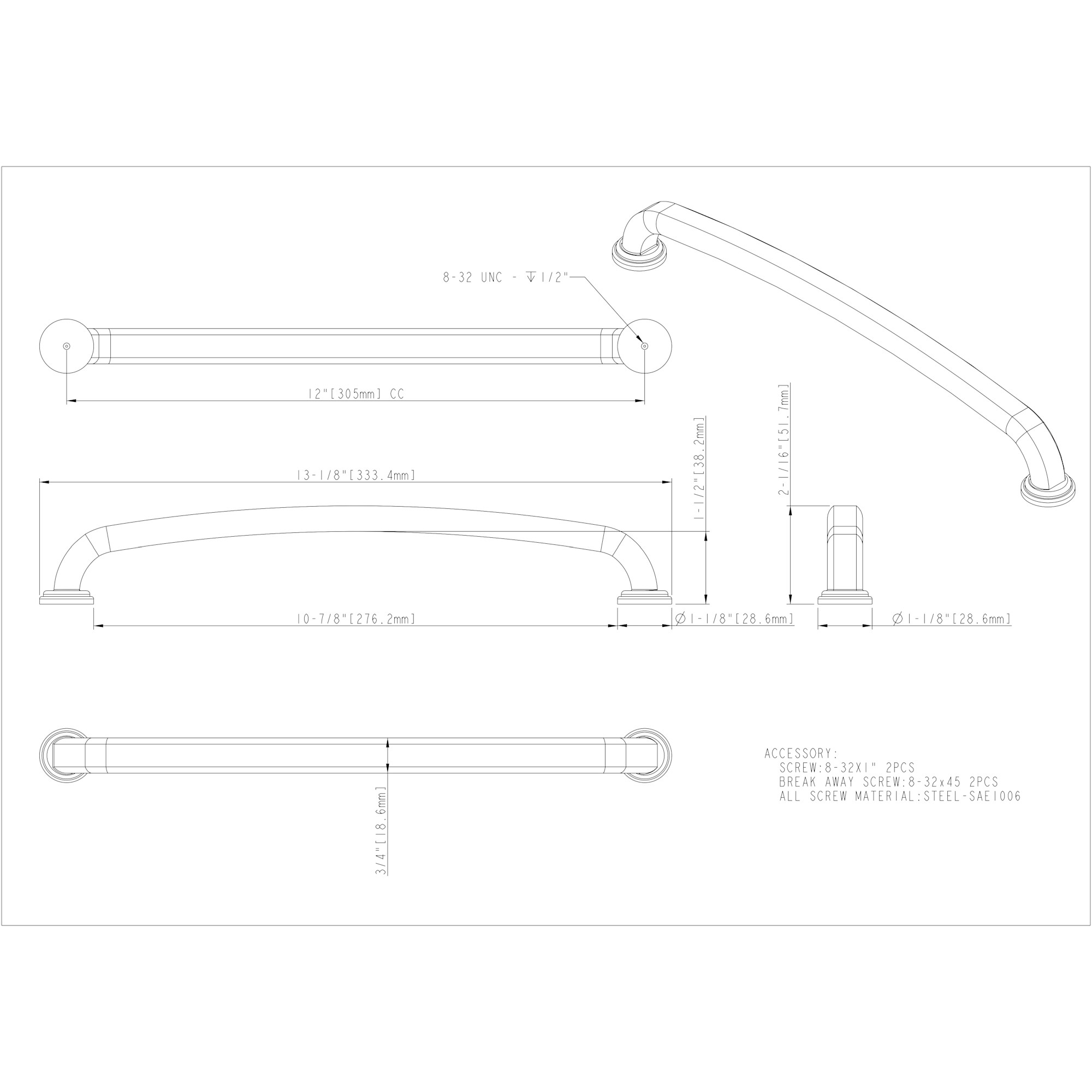Bremen 1 Appliance Pull - Image 2
