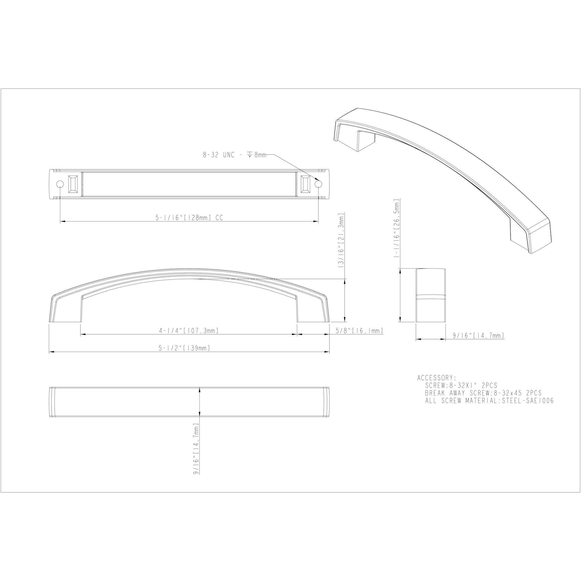Merrick Cabinet Pull - Image 2