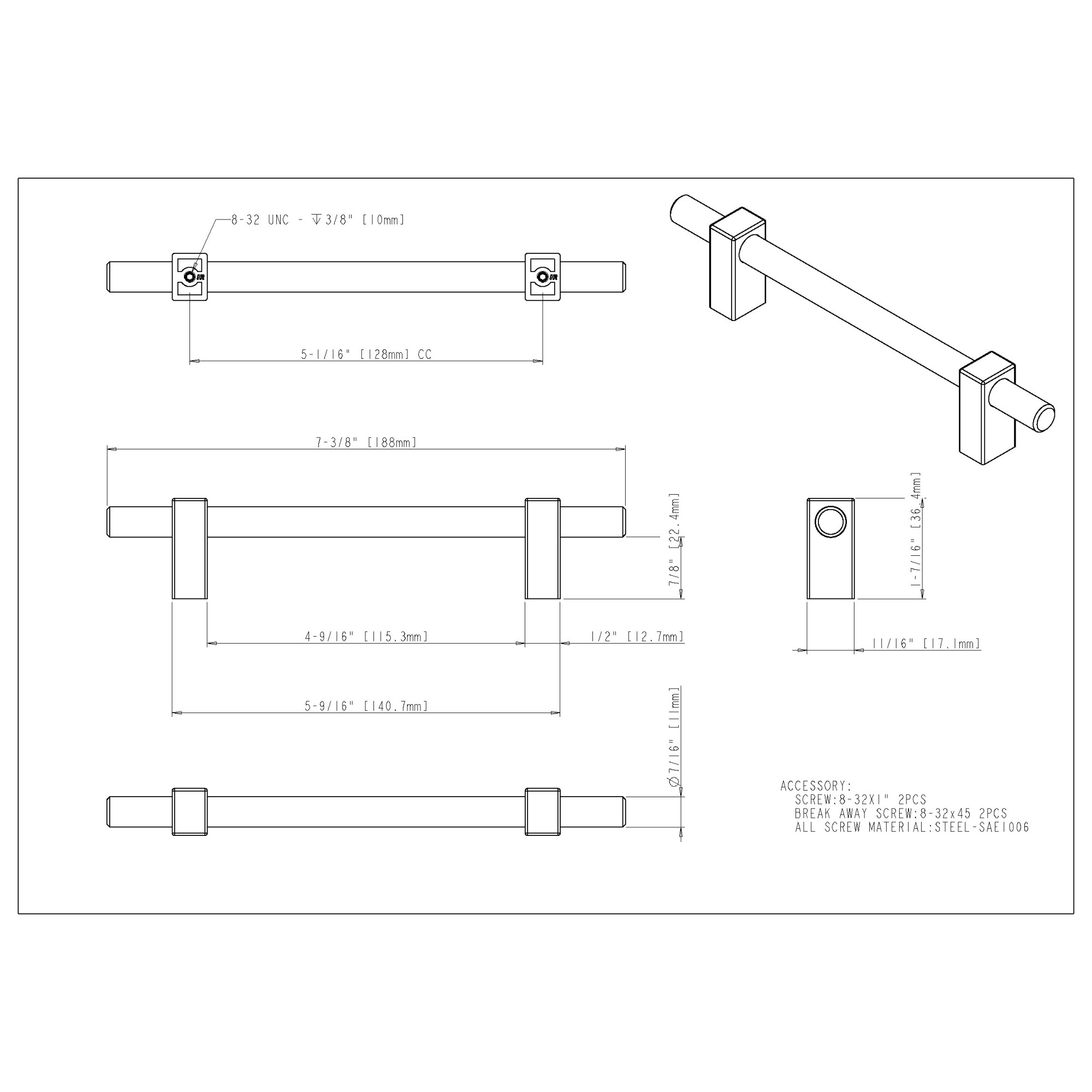Spencer Cabinet Pull - Image 5