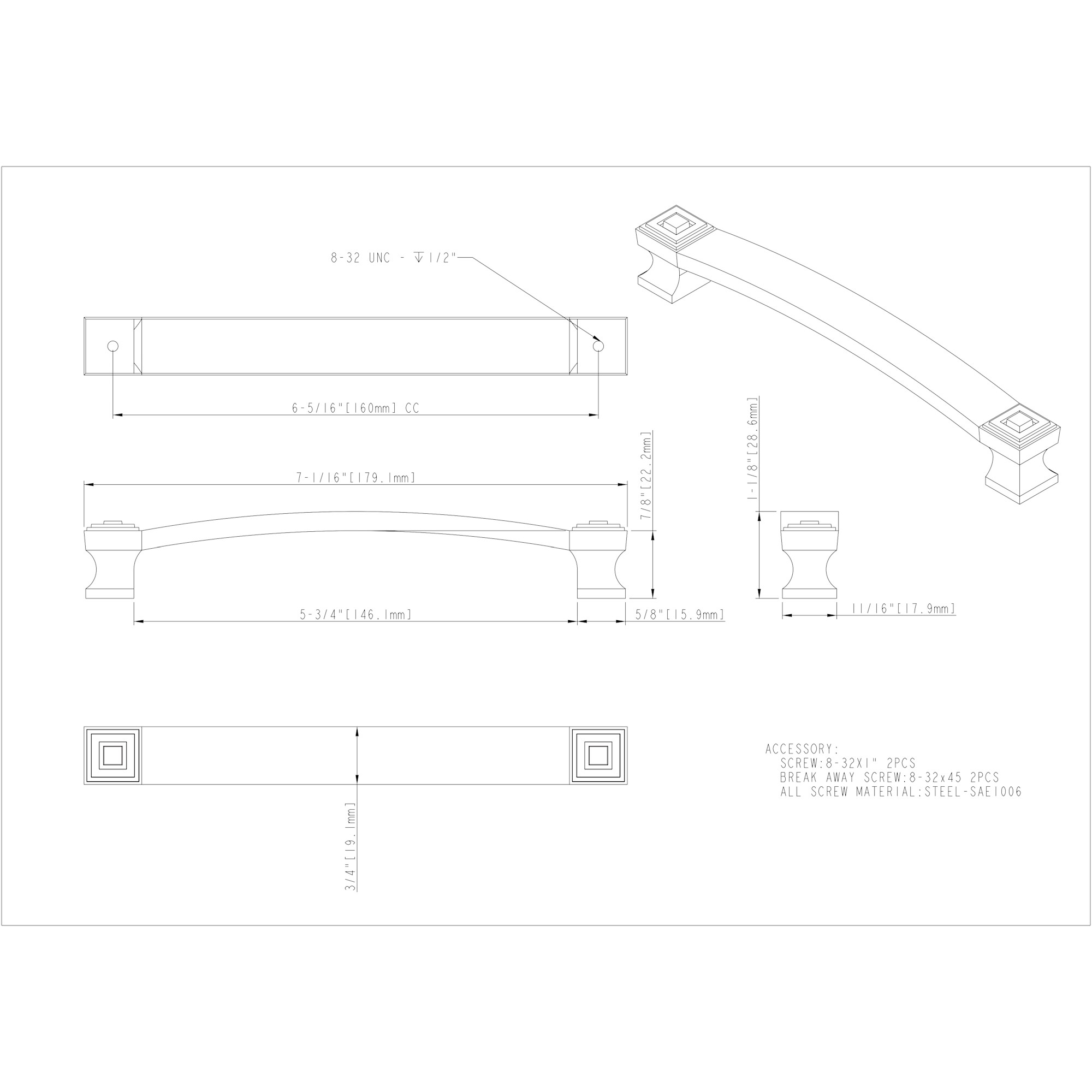 Delmar Cabinet Pull - Image 2