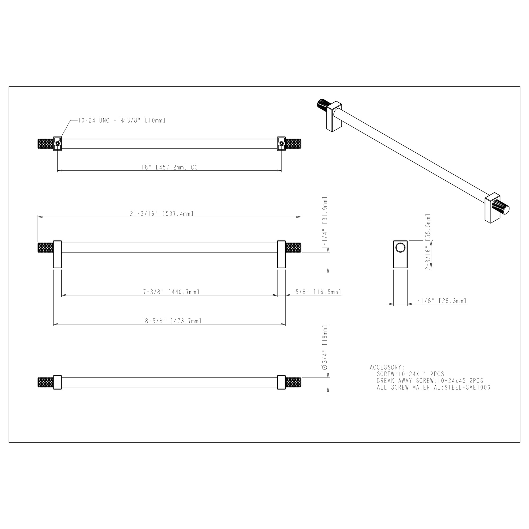 Larkin 4 Appliance Pull - Image 5