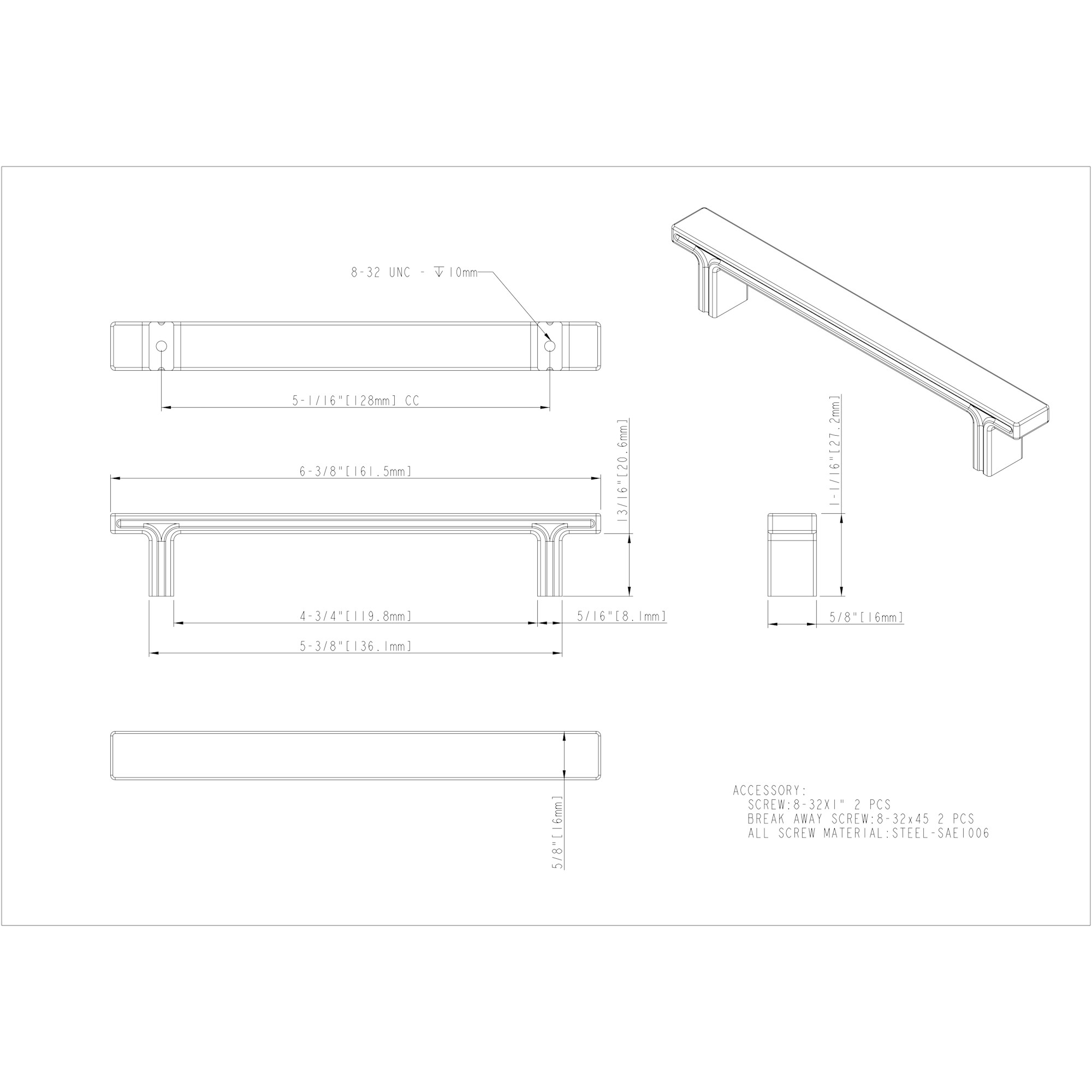 Anwick Cabinet Pull - Image 4