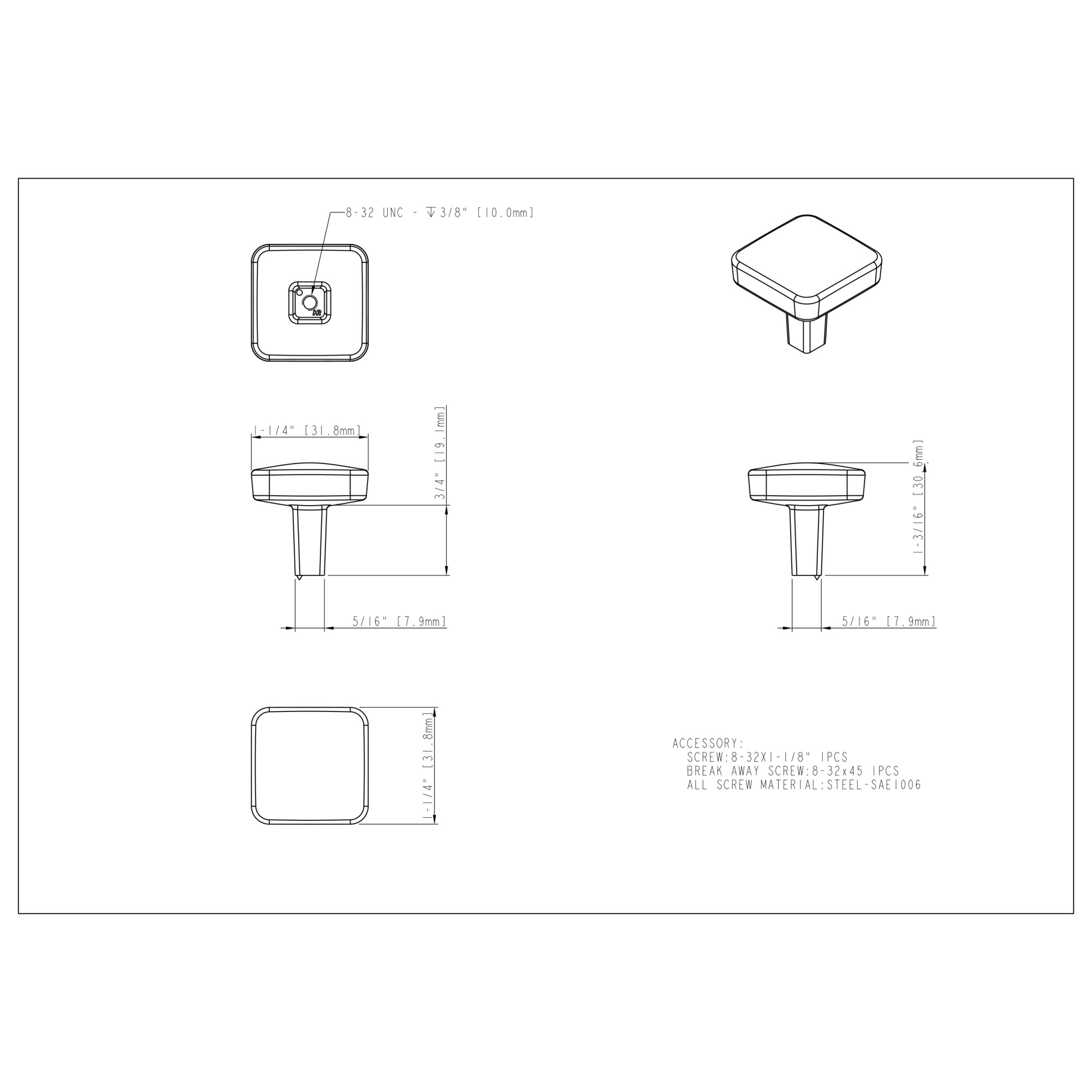 Whitlock Cabinet Knob - Image 5