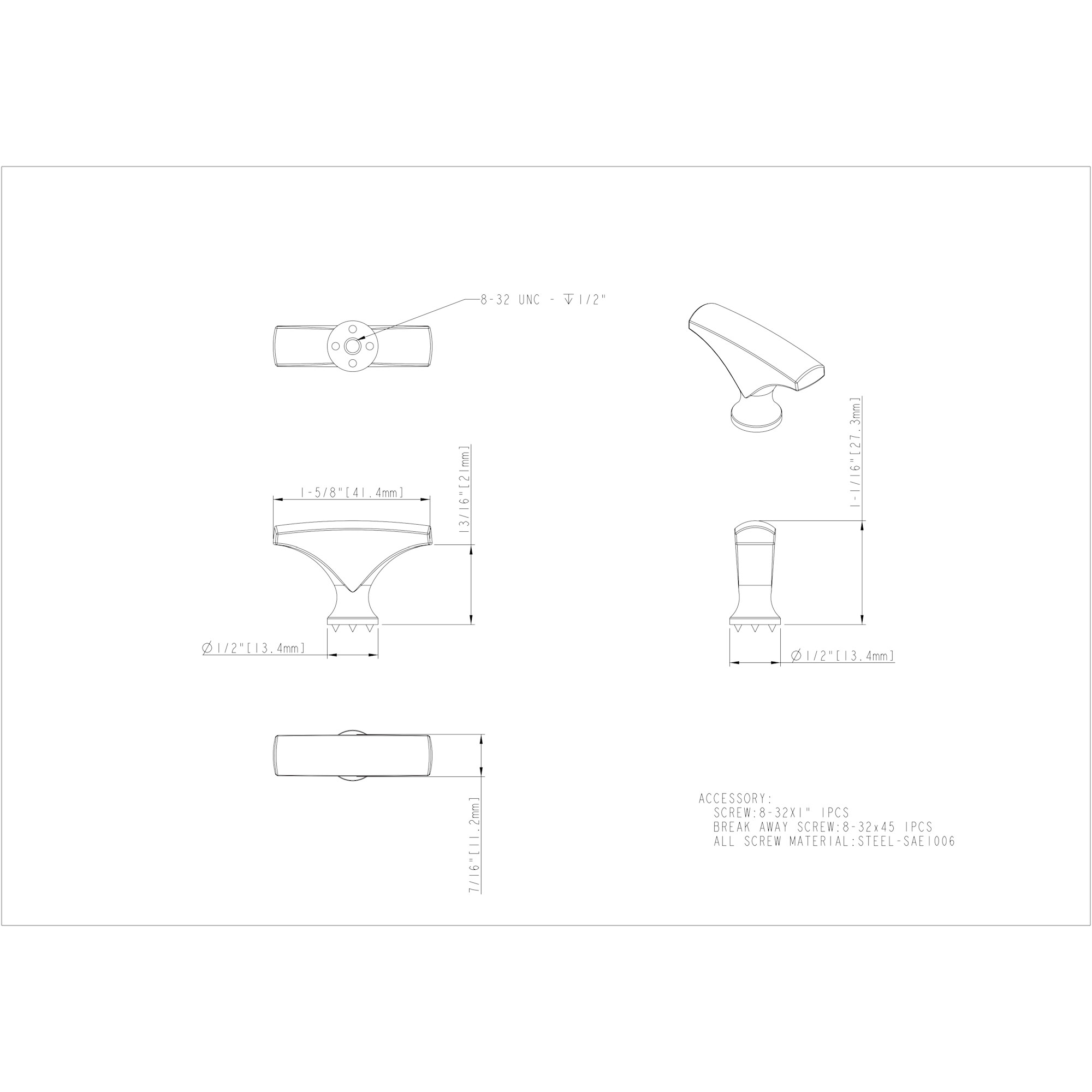 Aiden Cabinet Knob - Image 2
