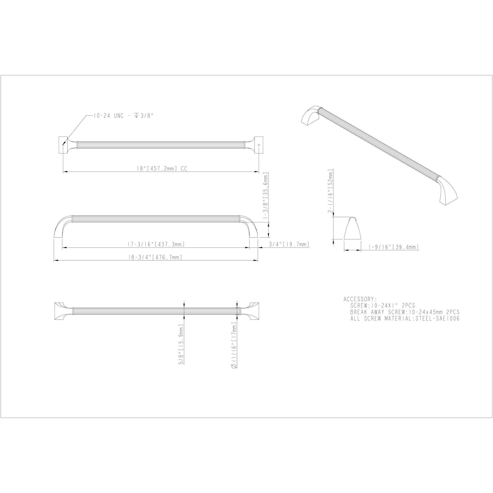 Cordova Appliance Pull - Image 5