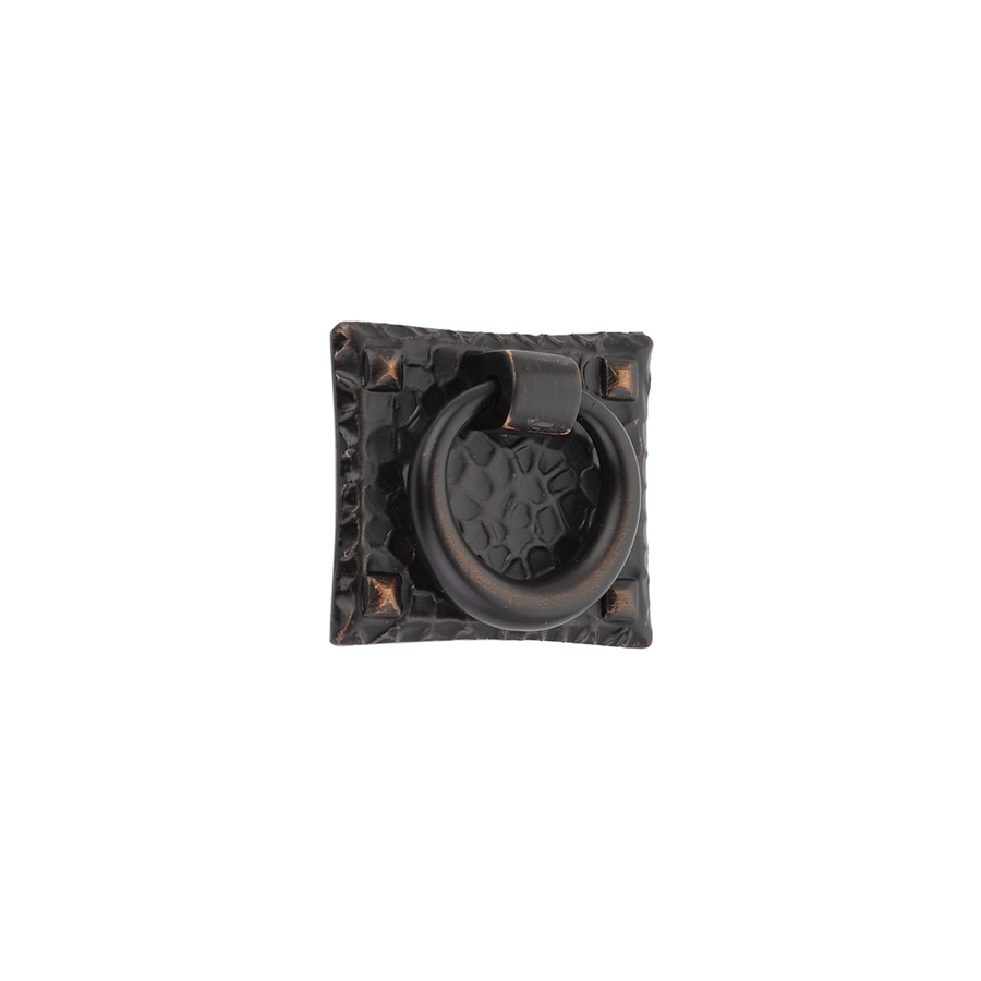Arts & Crafts Small Hammered Ring Pull