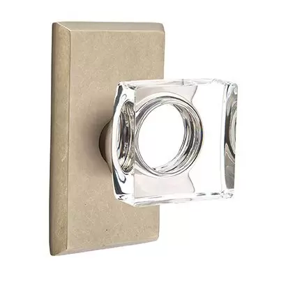 Adelaide Modern Square Glass Knob