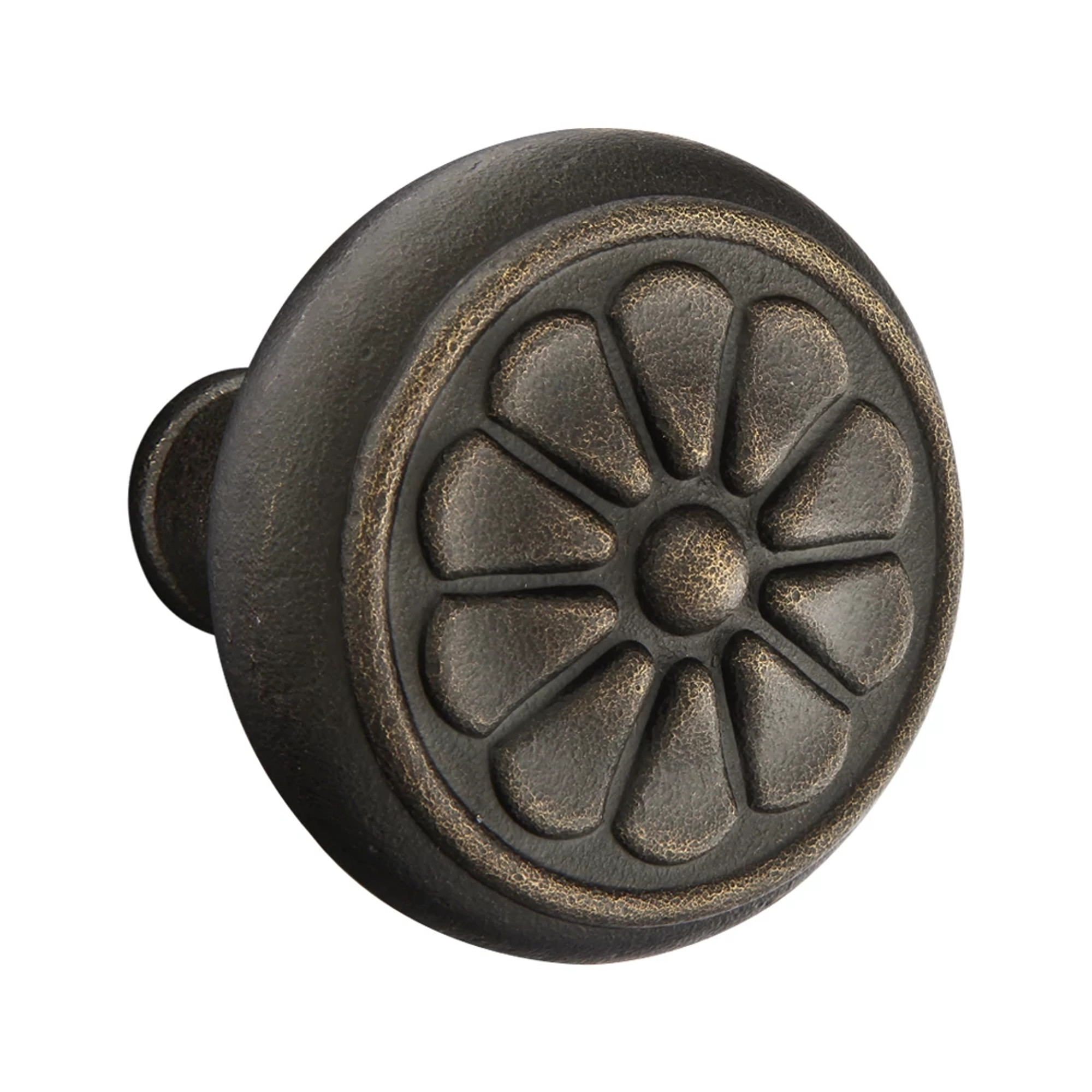 Wrought Steel Wrought Steel Petal Wardrobe Knob